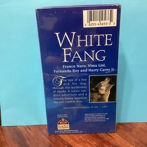 New sealed VHS movie White Fang based on Jack London story